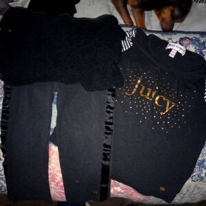 Baby juicy couture pant set.